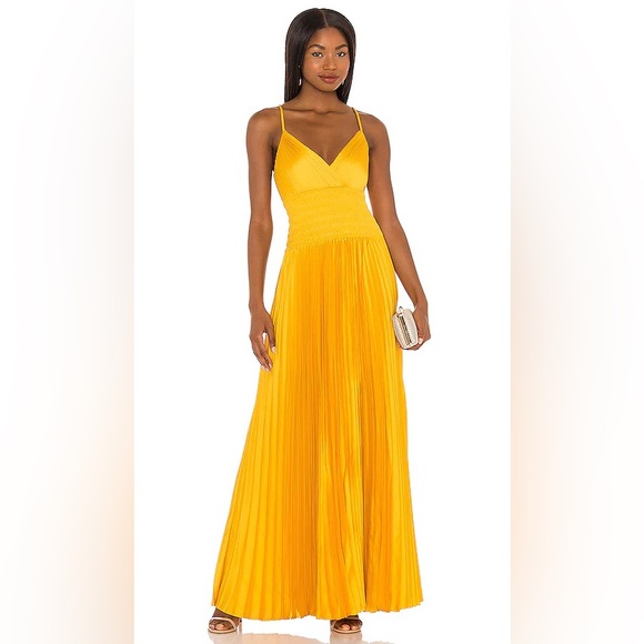 BCBGMaxAzria Dresses & Skirts - BCBGMAXAZRIA maxi dress is Ceylon yellow NWT